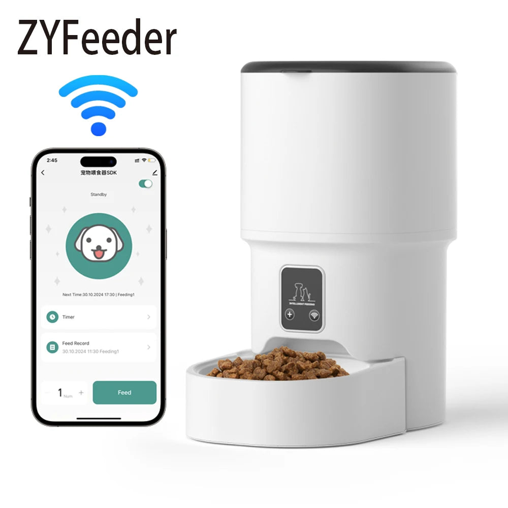 4L Smart Automatic Pet Feeder With WiFi Control